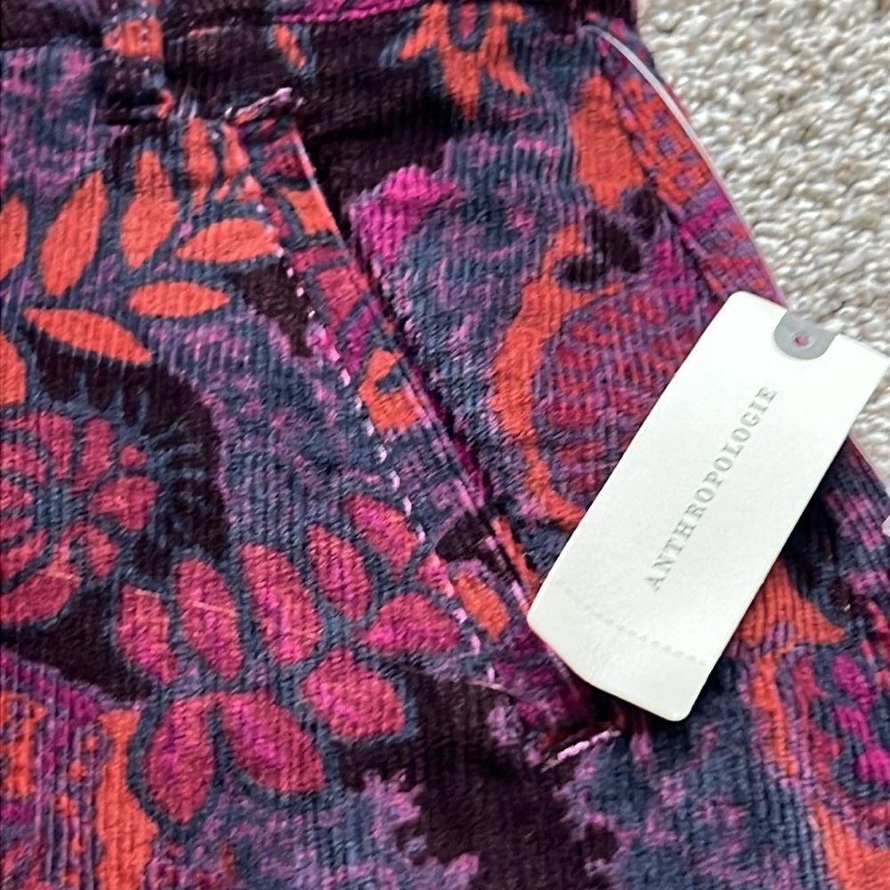 Anthropologie corduroy Mini Skirt Pilcro NWT Size 4 - Picture 4 of 9